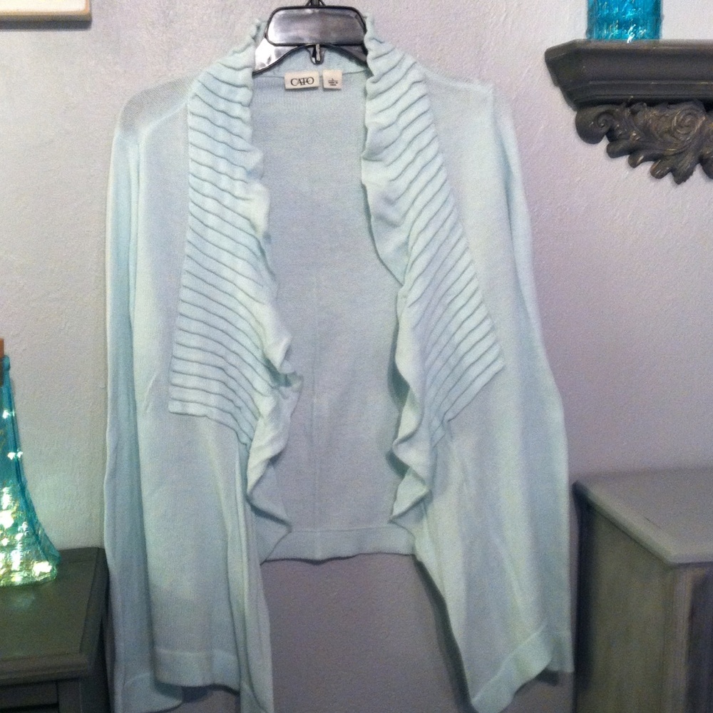 Aqua sweater