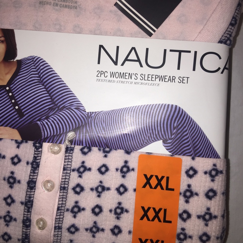 Nautica NEW 2-piece pajama set plus size XXL - Picture 2 of 4
