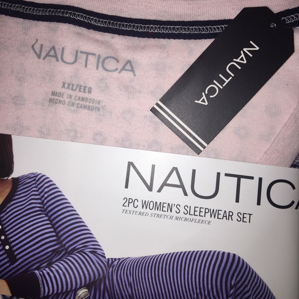 Nautica NEW 2-piece pajama set plus size XXL - Picture 4 of 4