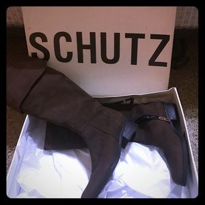 Schutz over the knee brown boots