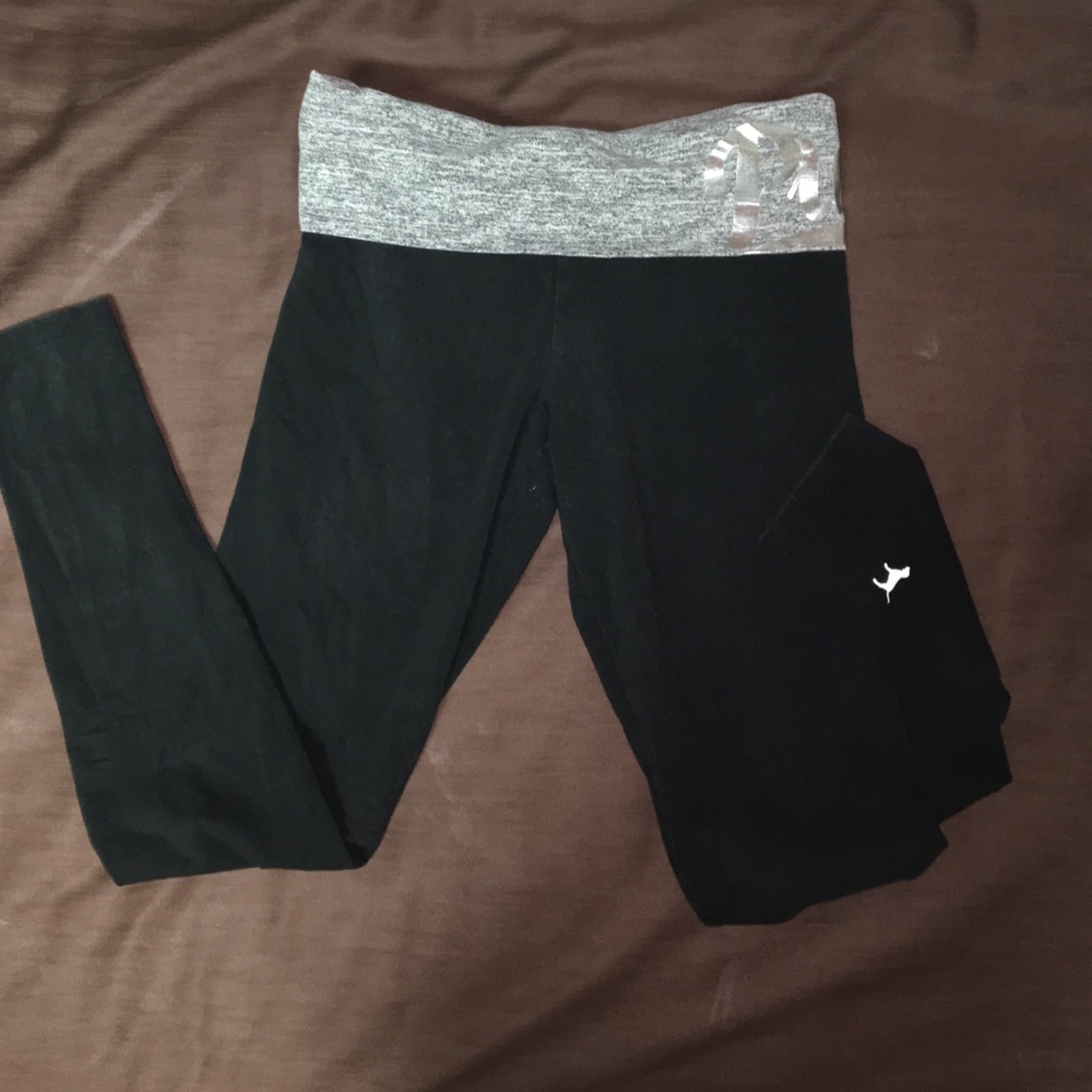 Victoria's Secret pink yogas full length