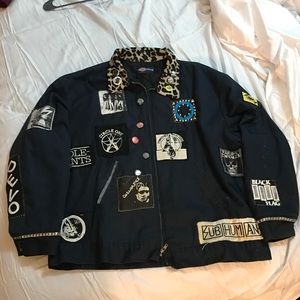 Custom Dickies punk rock patches jacket Size 2XL