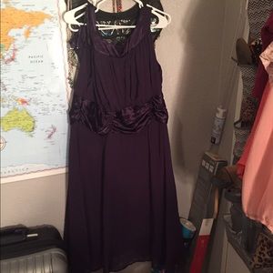 Purple semi formal dress