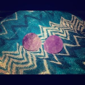 3/4 (19mm) Amethyst Stone Plugs