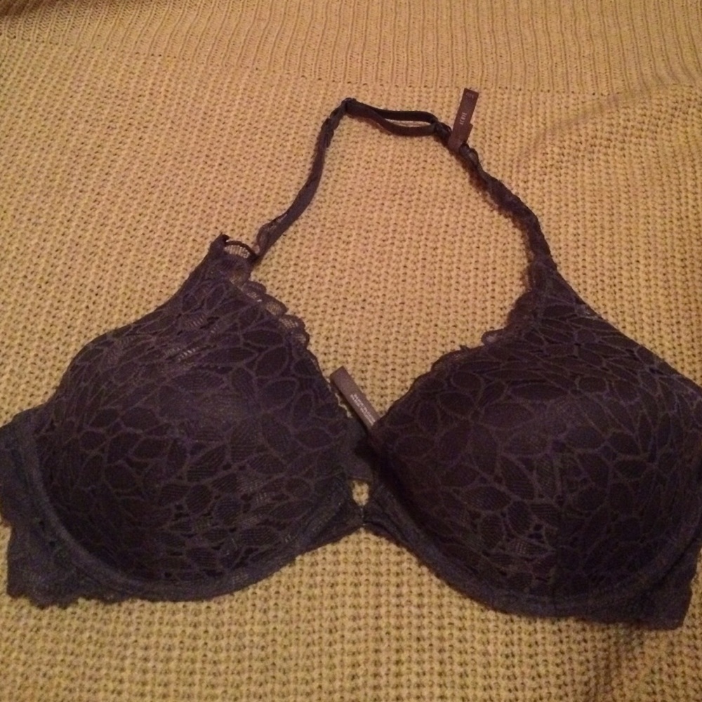 Lace aerie halter bra