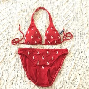 Ralph Lauren Red Bikini
