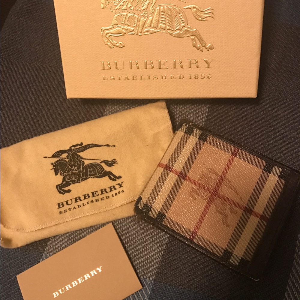 Authentic Burberry Wallet