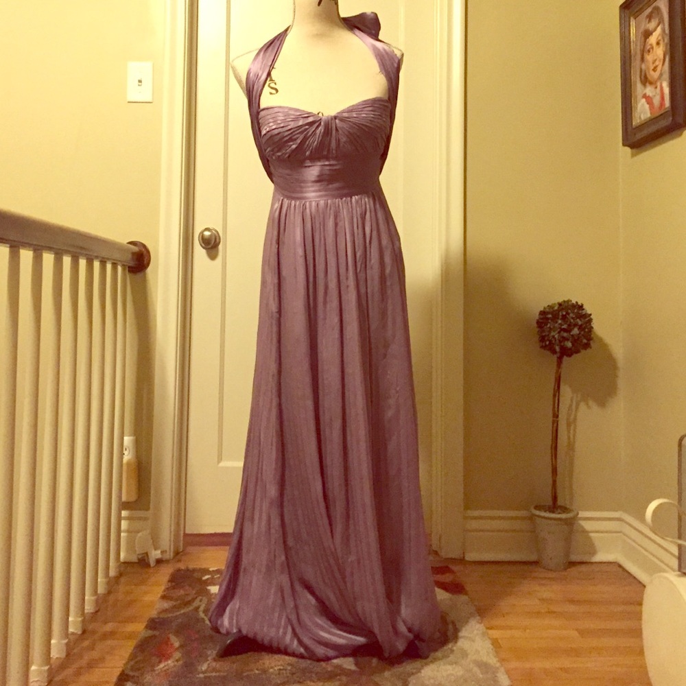 BCBG lavender gown