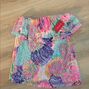 NWT Rilo Top "Roar of the seas"