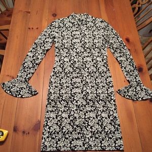 Michael Kors floral bell sleeve dress
