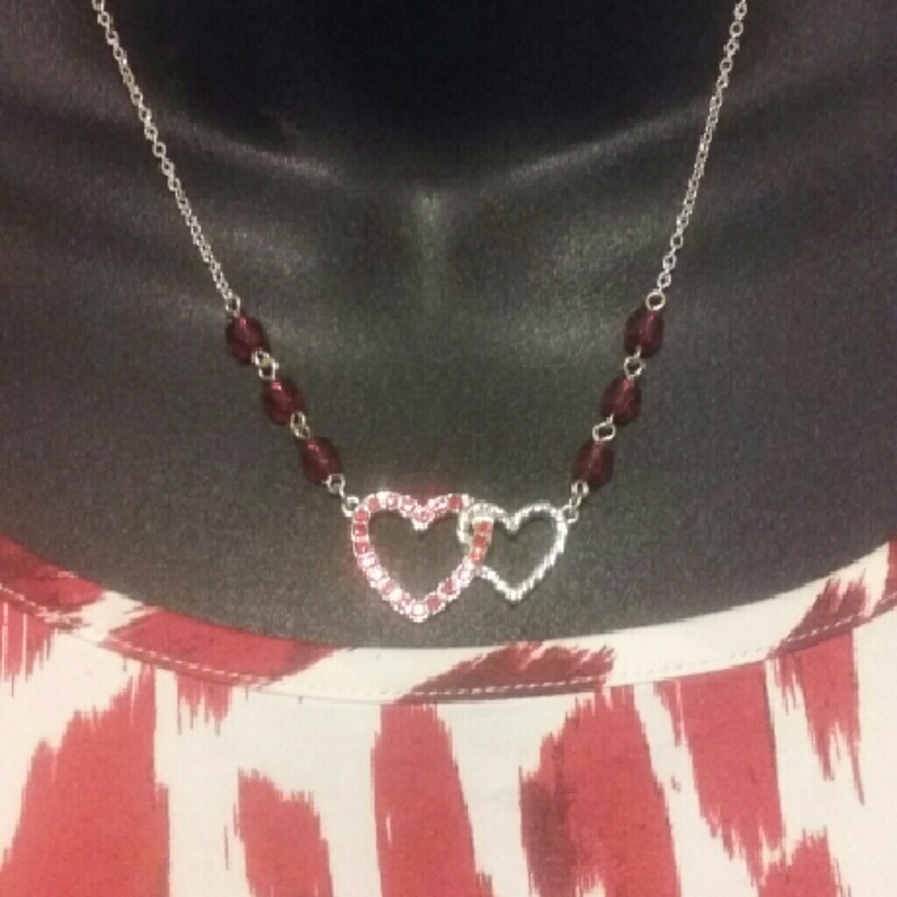 Sparkling  Heart  Necklace