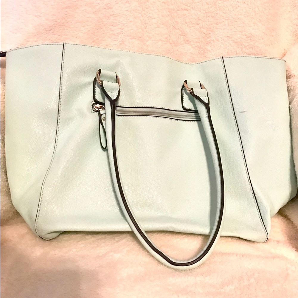 Call It Spring Tote- Turquoise - Picture 2 of 4