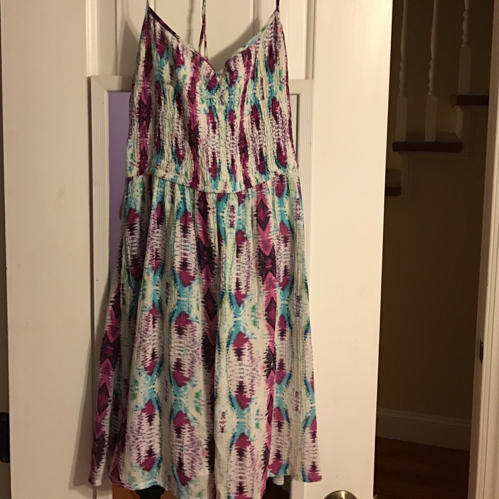 Colorful mini dress