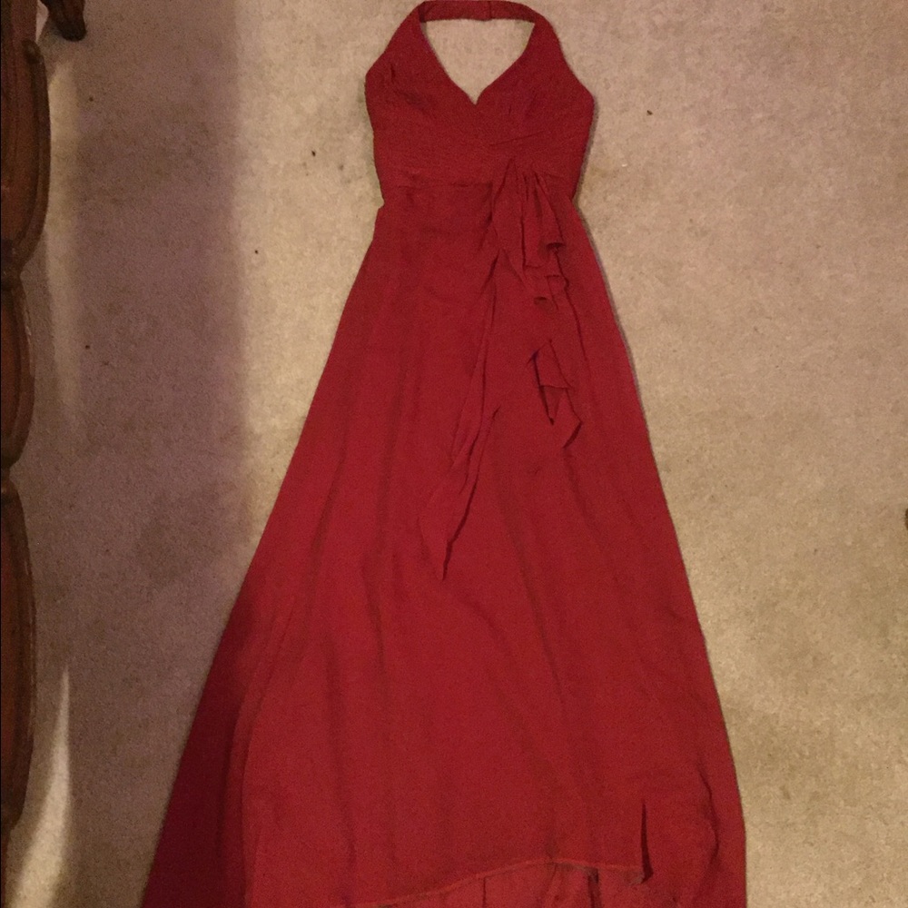 Ruby red prom dress