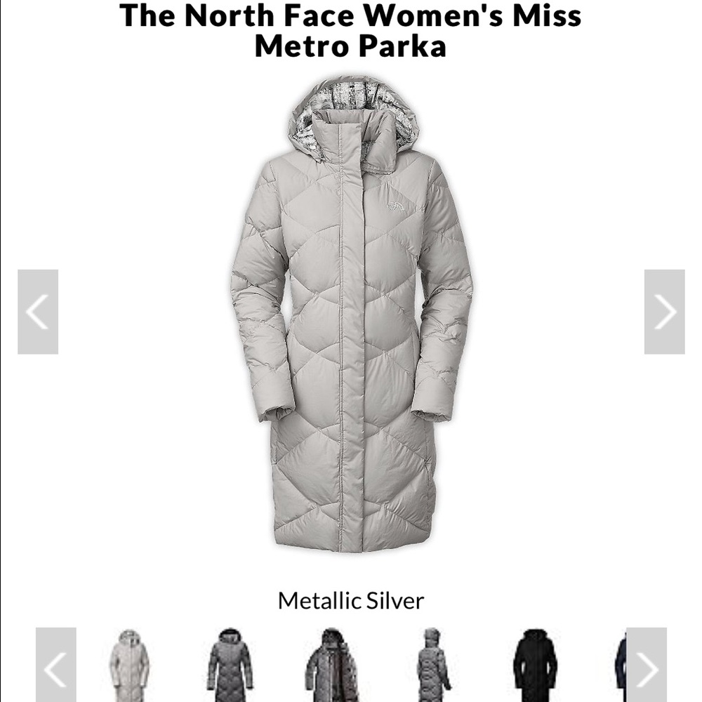 The North face, metro parka.