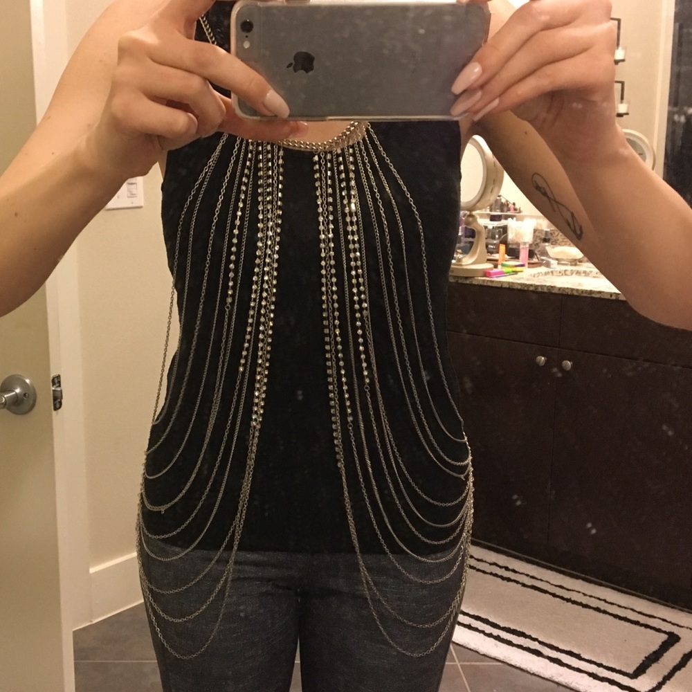 Vintage body chain
