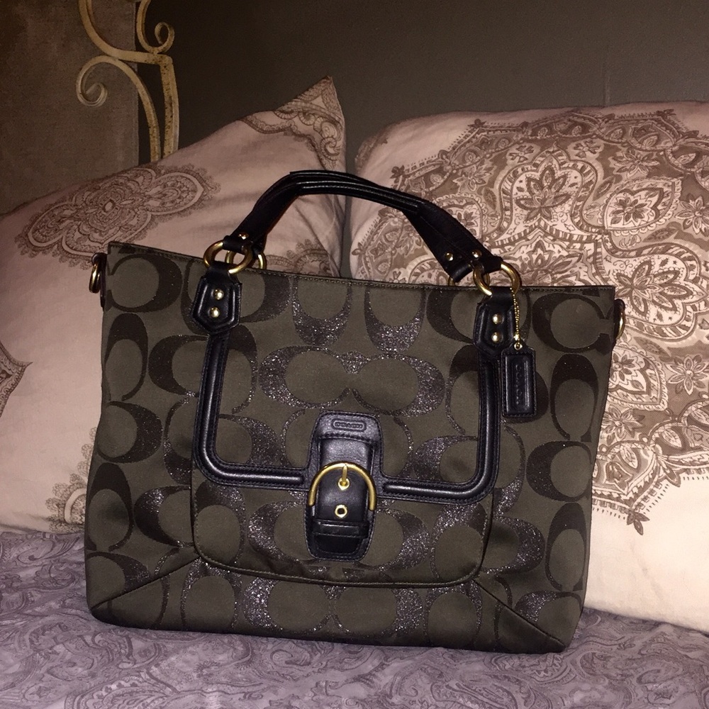 Authentic Large Coach Purse