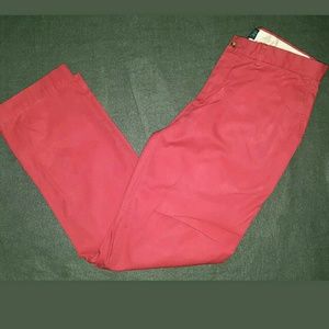 Men Tommy Hilfiger Hot Pink Khaki Pants