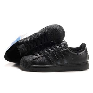 All black adidas superstar