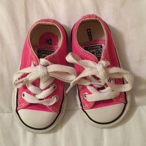Baby pink converse