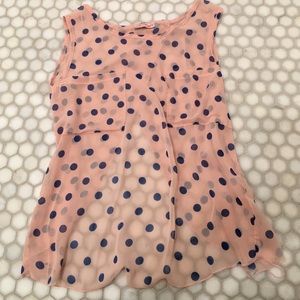 Fun polka dot blouse