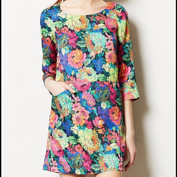 Anthropologie Dresses & Skirts - HD in Paris Tropicalist shift Anthropologie Dresses & Skirts - HD in Paris Tropicalist shift