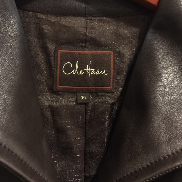 Cole haan lambskin jacket - Picture 2 of 3