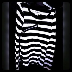 Royal Bones • Distressed Striped Sweater