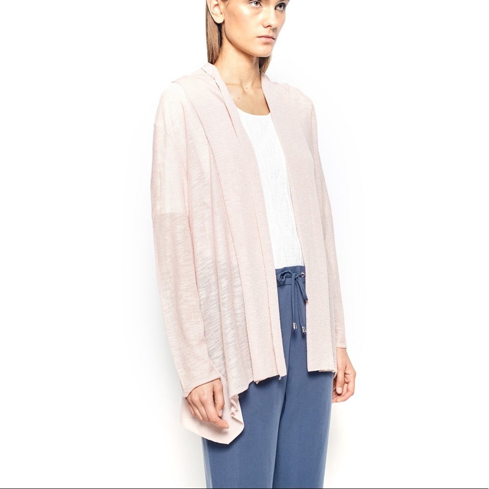 CHIFFON TRIM CARDIGAN Plus Size - Picture 5 of 7