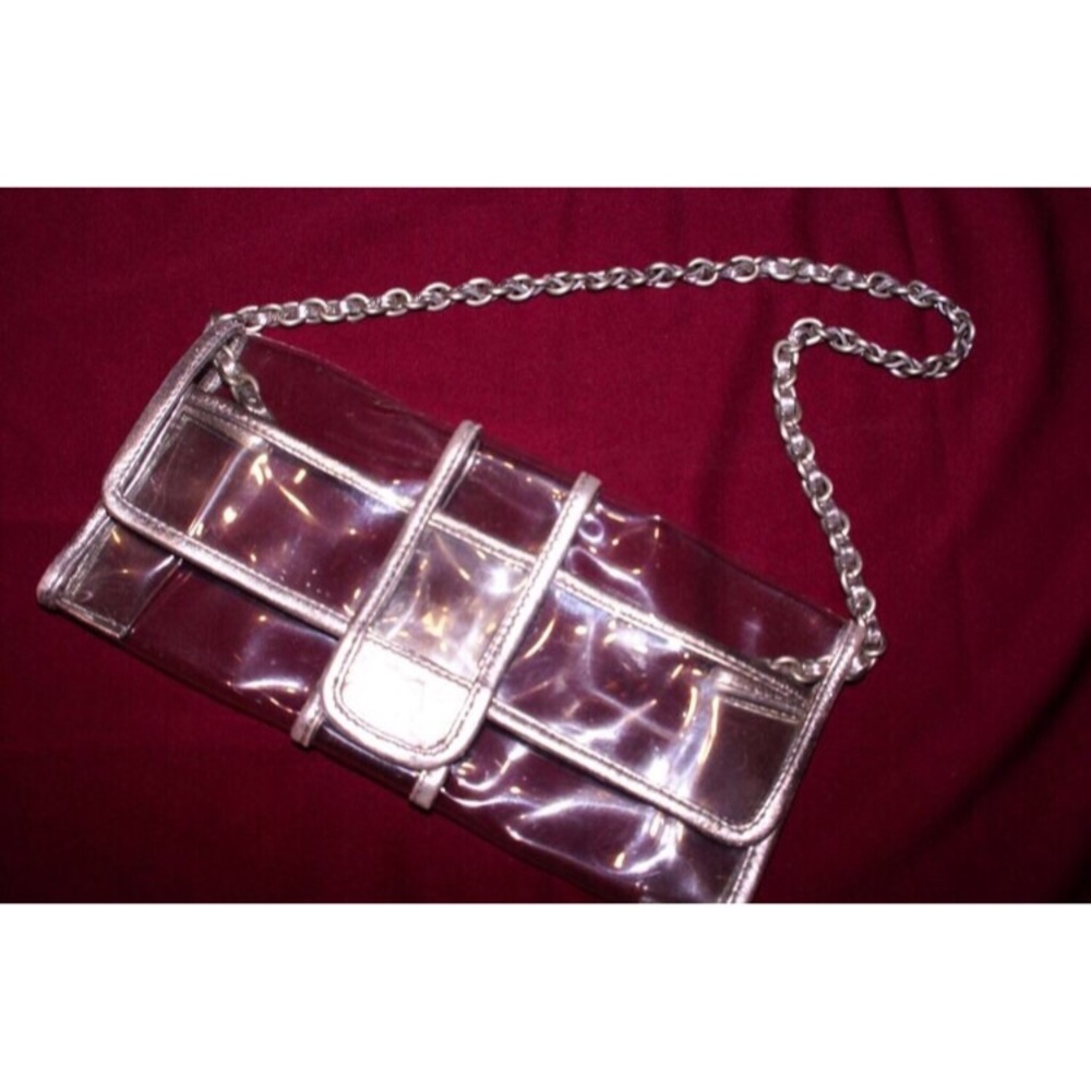 Vintage, clear clutch