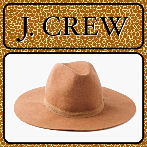 🆕Wide Brimmed Italian Wool Hat in Camel - Picture 3 of 4