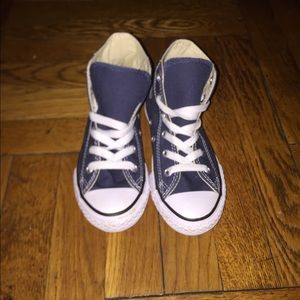 Kids blue Converse sneakers