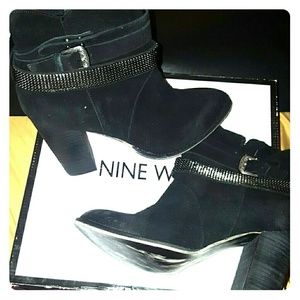 Nine West Black booties NEW