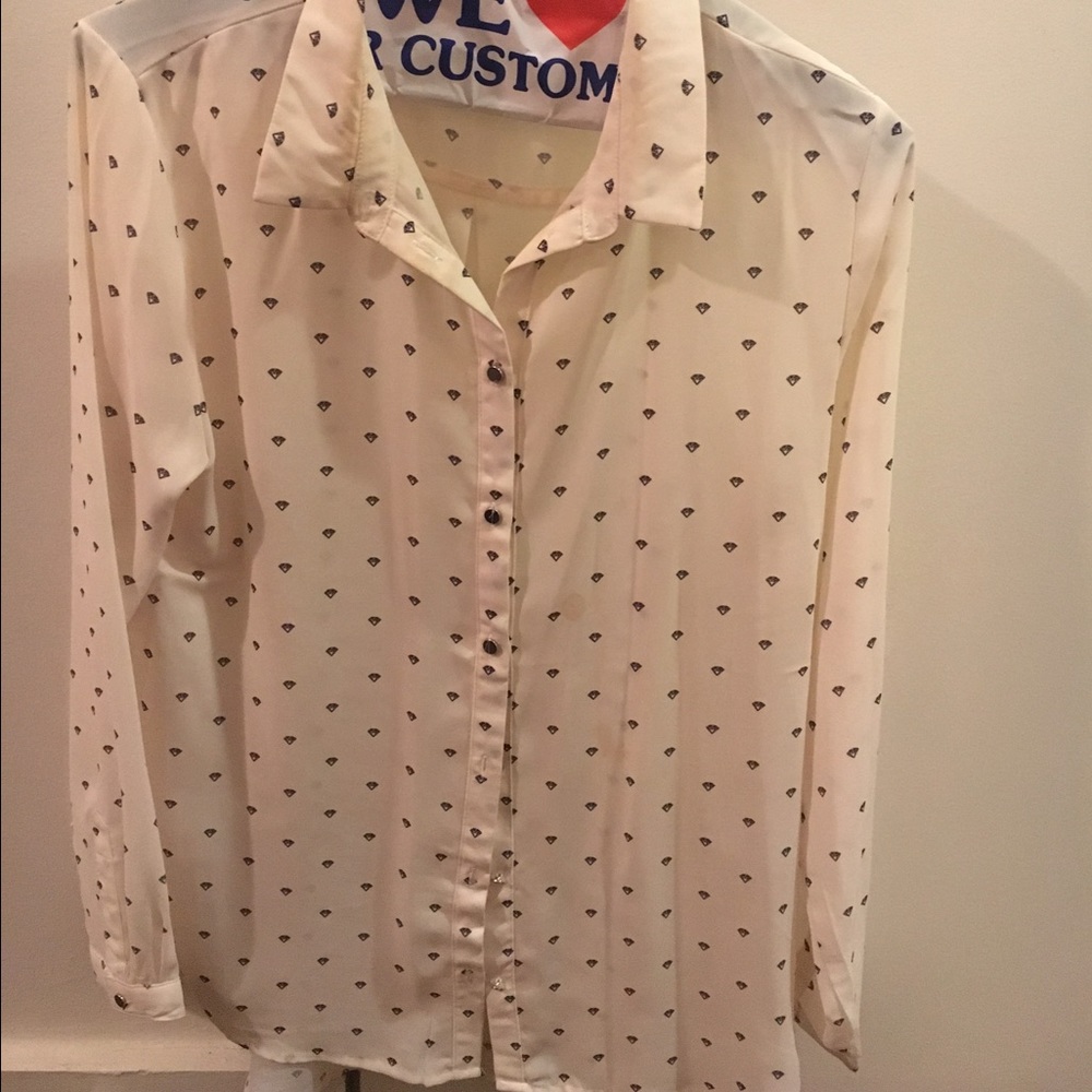 H&M Diamond Button Down