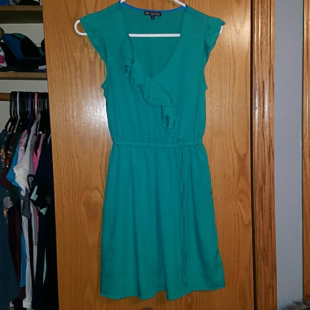 Jade green dress