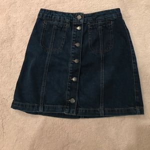 Topshop Denim Skirt