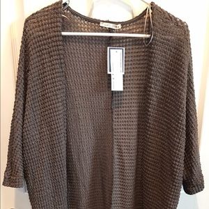 Greige Cocoon sweater/cardigan