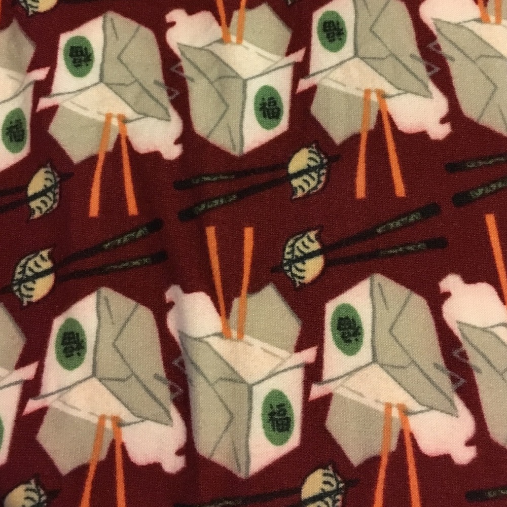NEW take-out Chinese LLR leggings. TC 🦄🦄awesome