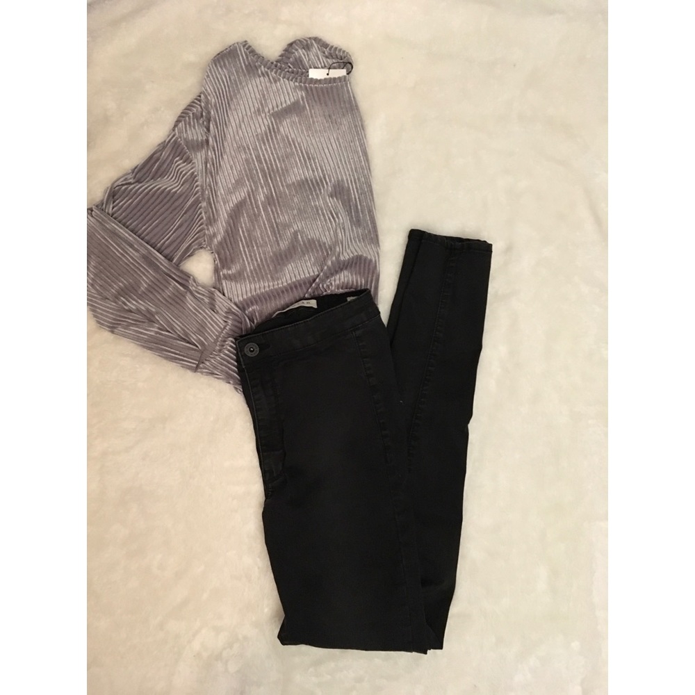 Bullhead Black Ultra High Rise Skinniest Jeans
