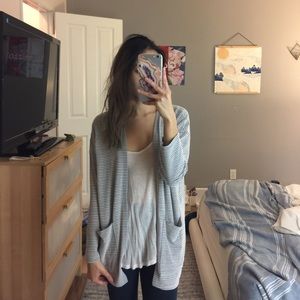 Thin Striped Cardigan