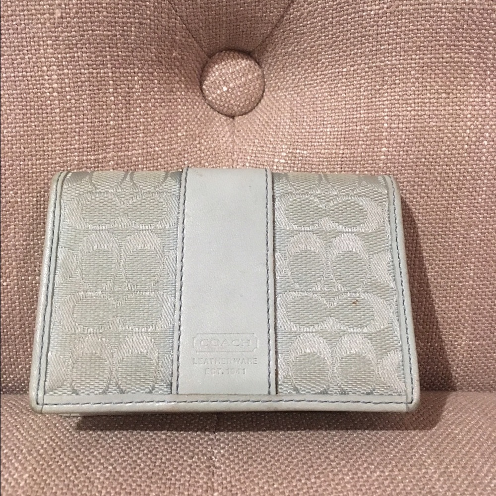Coach credit card and ID wallet