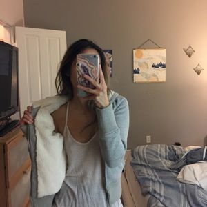 Thick Hooded Fur Sweater