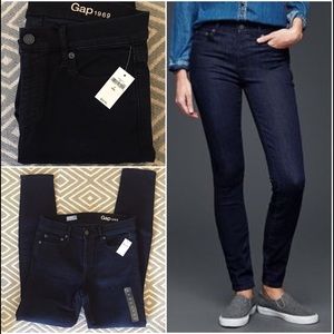 Gap True Skinny dark denim skinny jeans