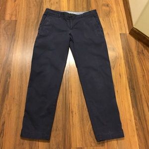 Banana Republic Navy City Chino pants Size 6