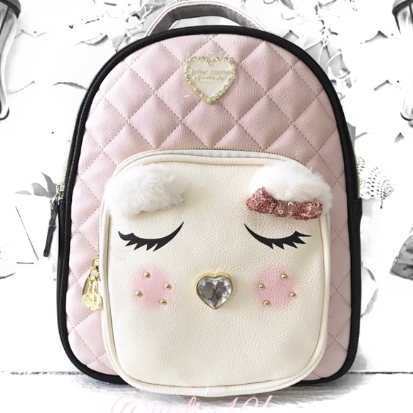 Betsey Johnson Handbags - New🎀BJ Quilted Winged Heart Backpack