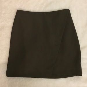 Olive Wrap Miniskirt!