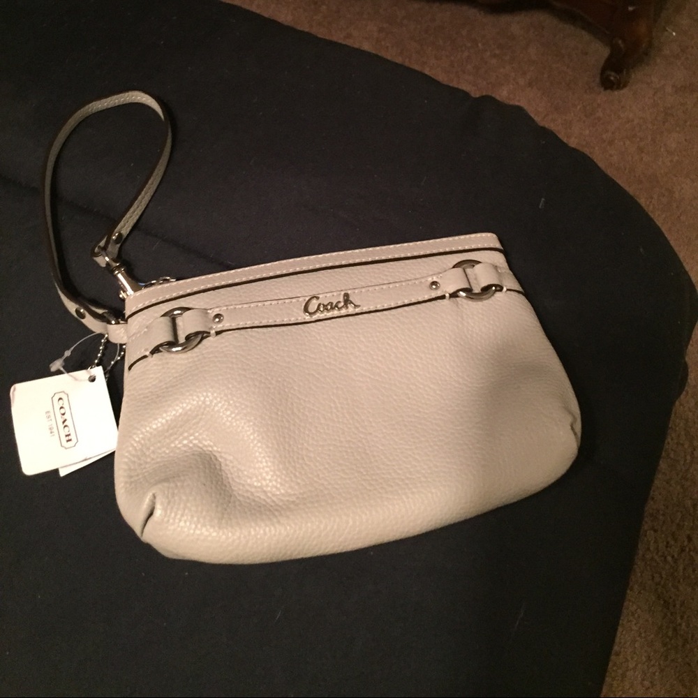 Grey Coach Wristlet