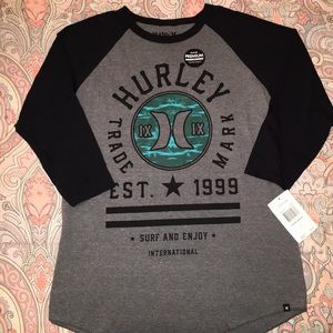 Men's Hurley 3/4 Length Tee