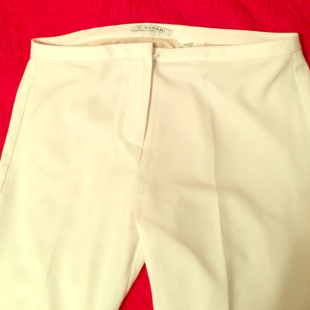 Tahari white pants