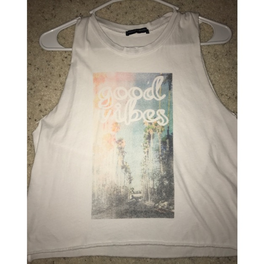 Brandy Melville good vibes tank